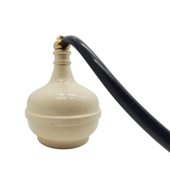 Italian Large Afra Perfume Atomizer Bottle Mid Century Cream Black Bulb Sprayer - Picture 10 of 14